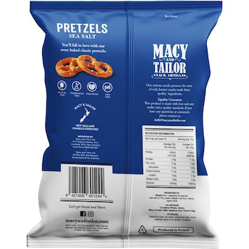 Macy and Tailor Classic Pretzels 200g