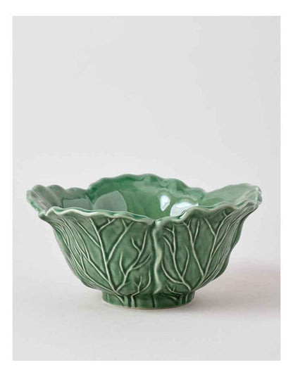 Ivy Cabbage Decorative Bowl 26cm in Green