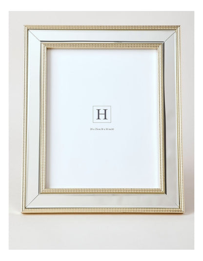 Diana Mirrored Frame 20x25cm in Gold