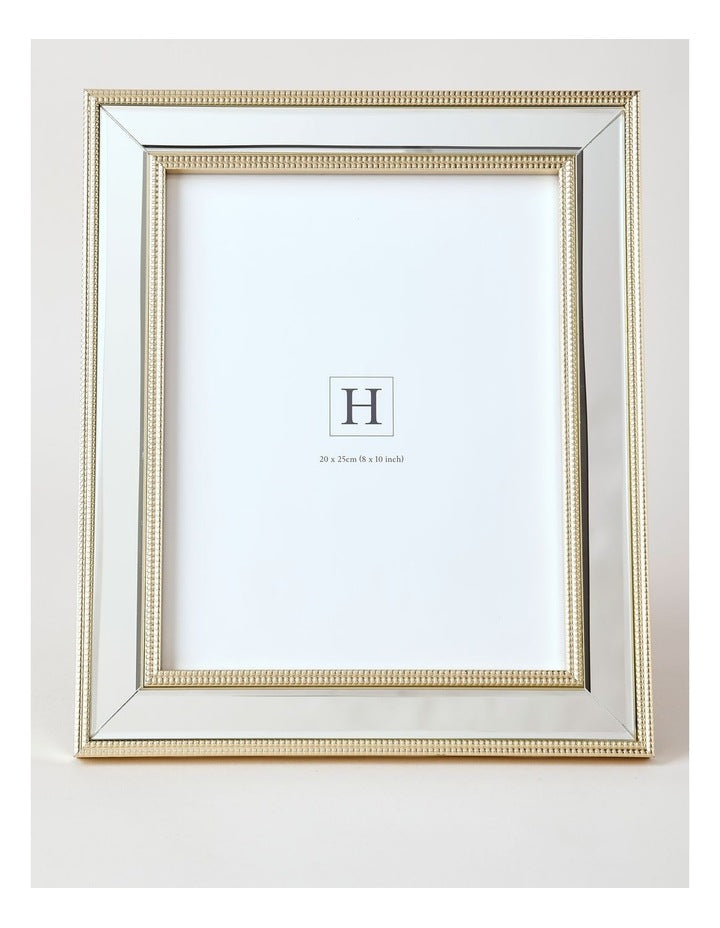 Diana Mirrored Frame 20x25cm in Gold