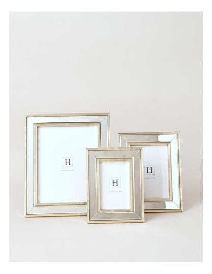 Diana Mirrored Frame 20x25cm in Gold