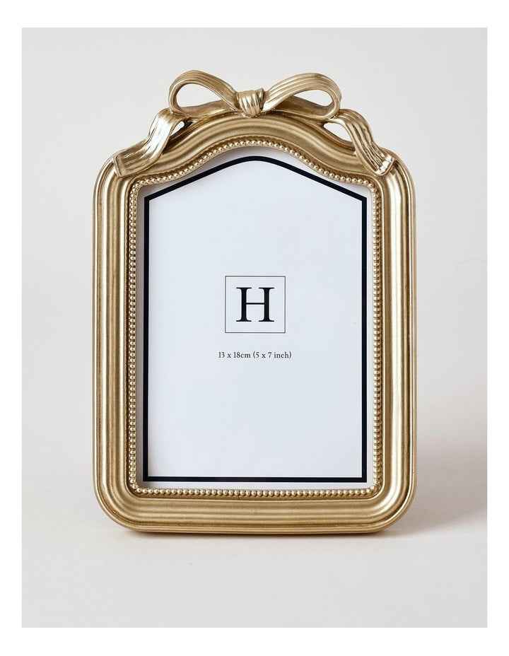 Harper Bow Photo Frame 13x18cm in Gold