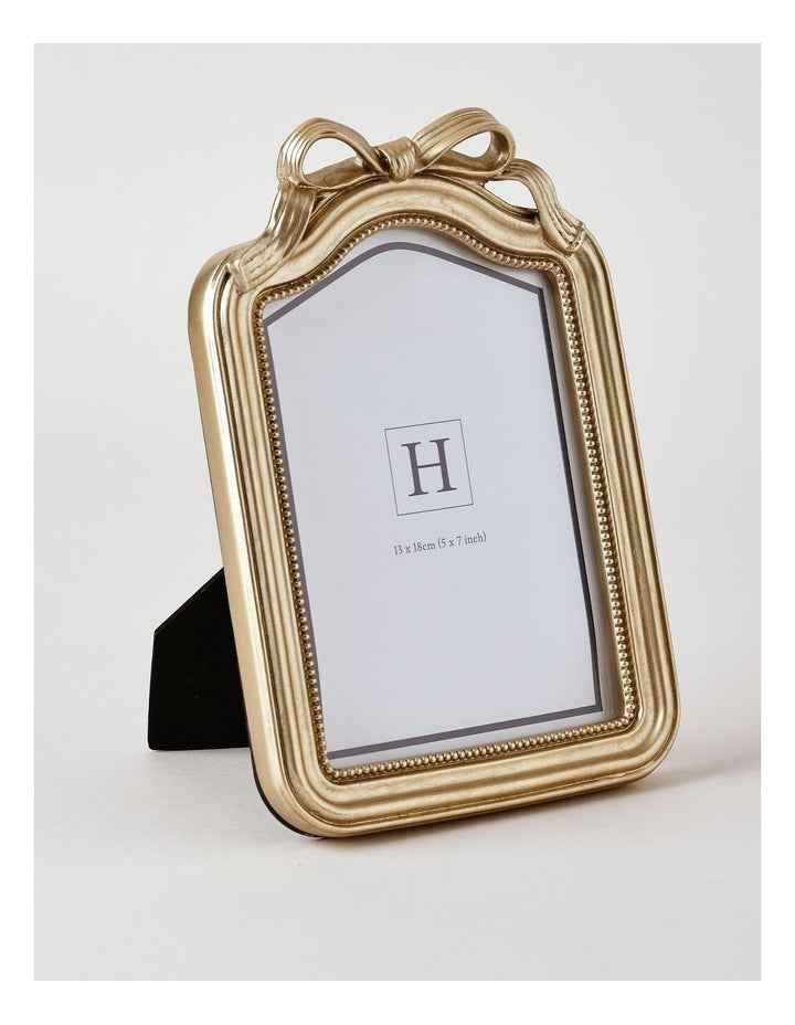 Harper Bow Photo Frame 13x18cm in Gold