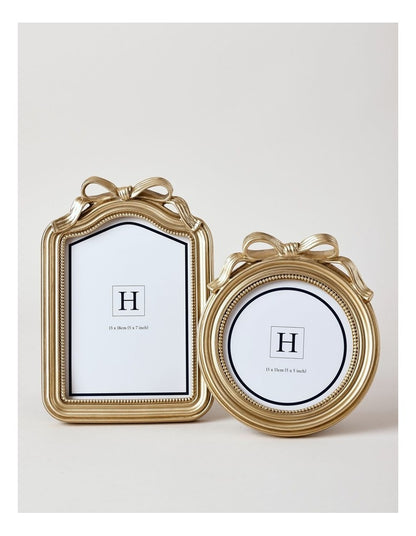 Harper Bow Photo Frame 13x18cm in Gold