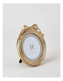 Harper Bow Photo Frame 13x13cm in Gold