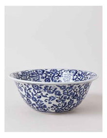 Hand Painted Decorative Bowl 29x11cm in Blue
