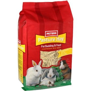 Peters Rabbit & Guinea Pig Pasture Hay 1kg