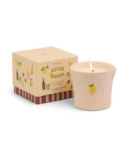 Bistro Ceramic Meyer Lemon Candle