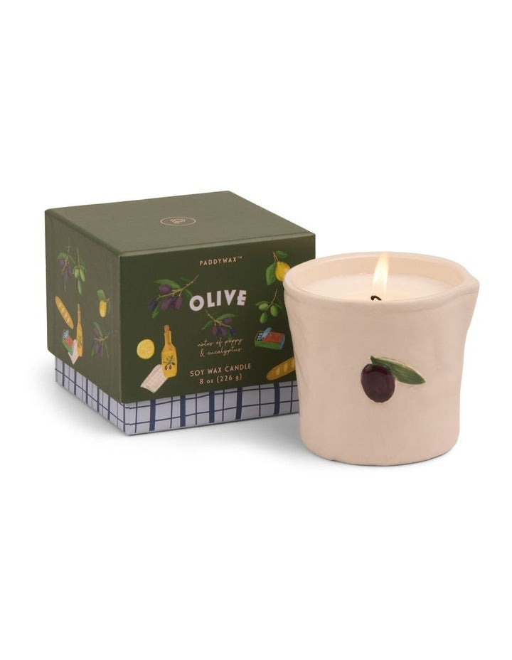 Bistro Ceramic Candle