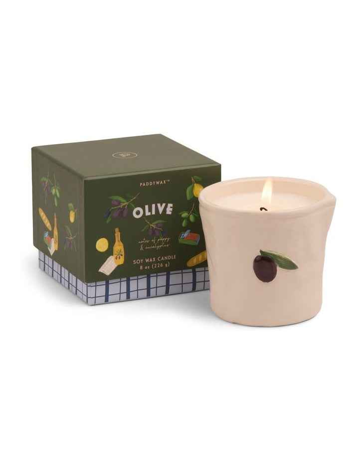 Bistro Ceramic Candle