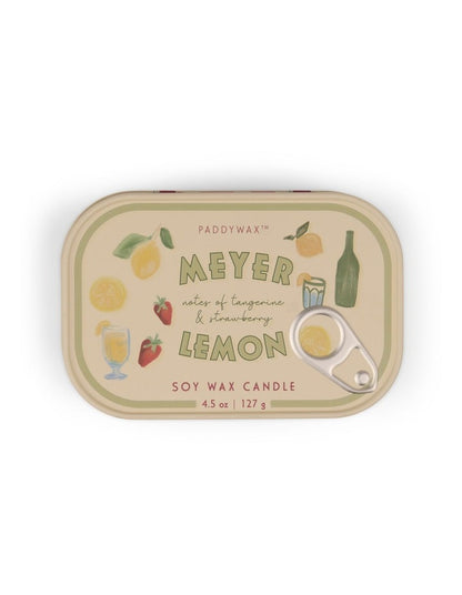 Bistro Printed Meyer Lemon Tin