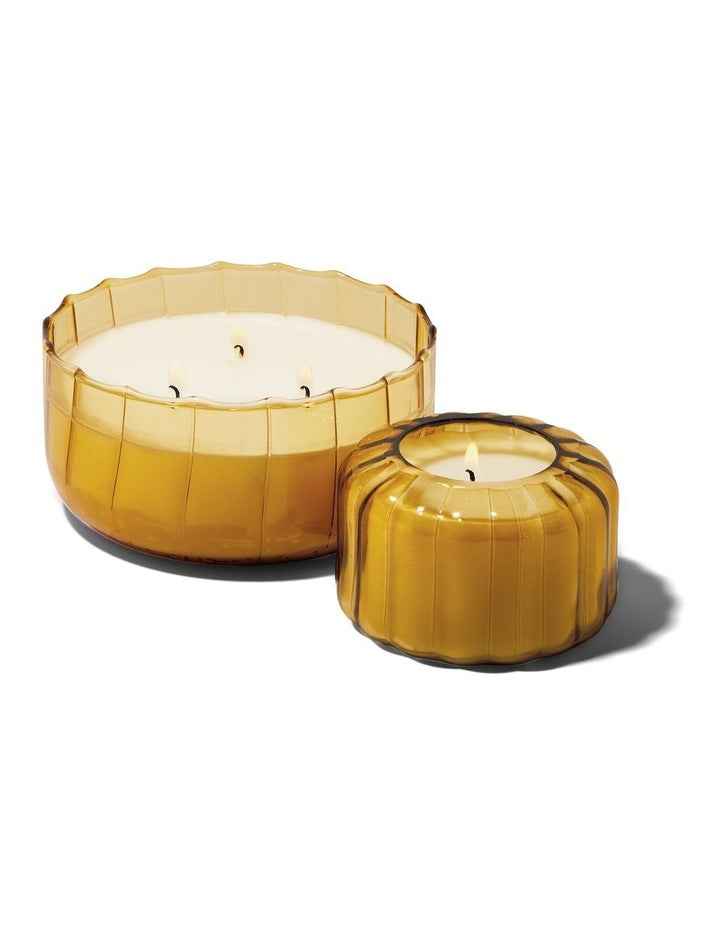 4.5 Oz. Ripple Glass Candle