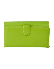 Dakota Large Wallet in Lime