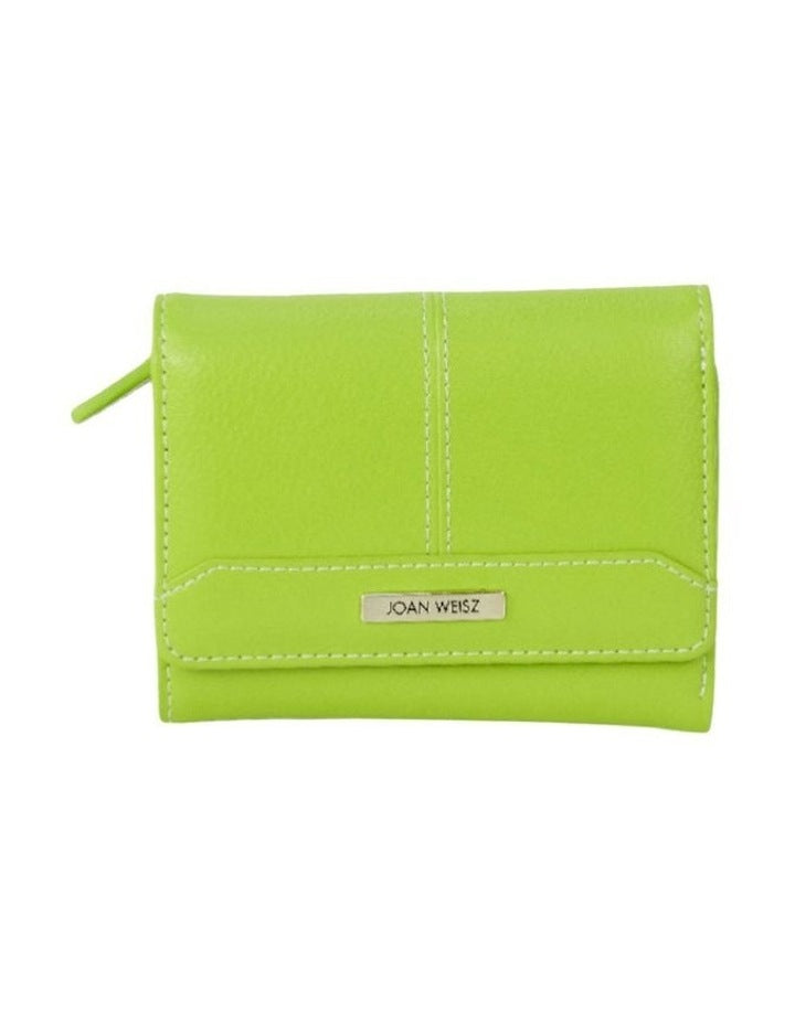 Dakota Small Wallet in Lime