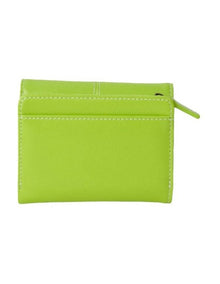 Dakota Small Wallet in Lime