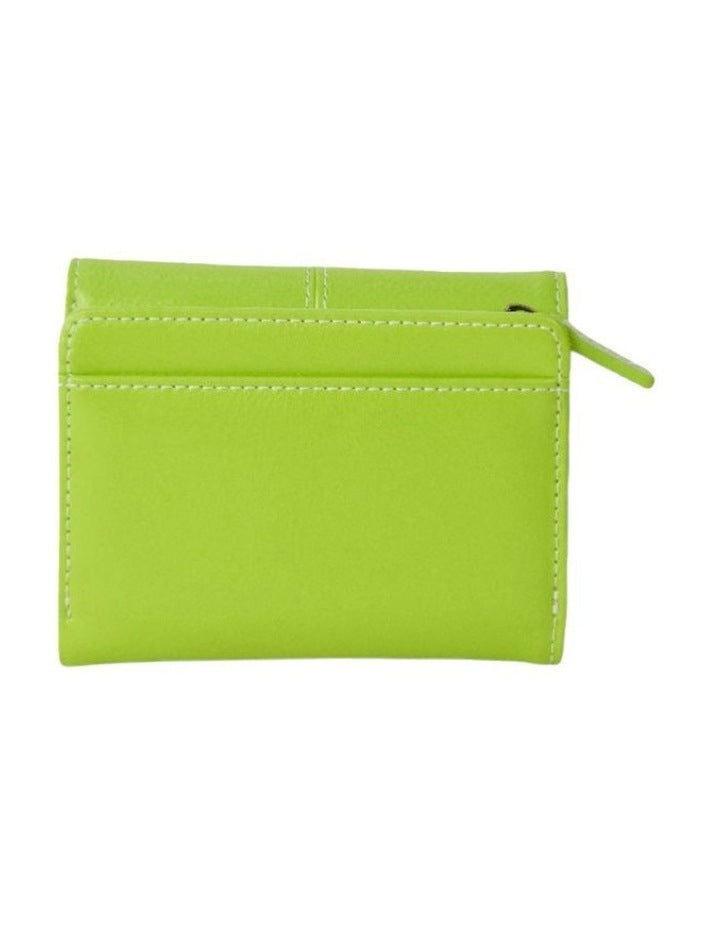 Dakota Small Wallet in Lime