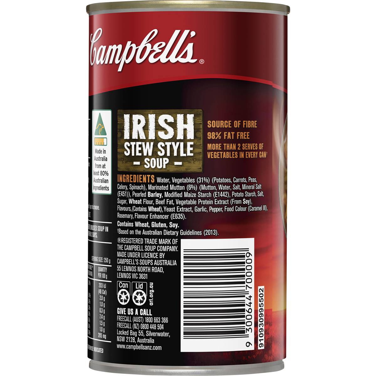 Campbell's Chunky Soup Irish Stew Style 505g