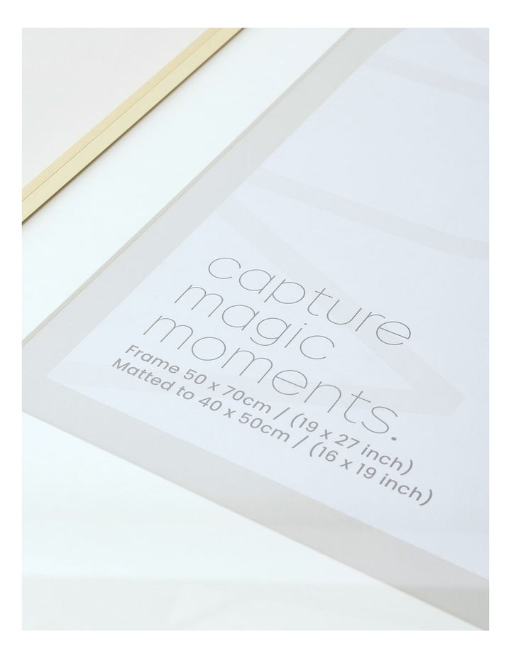 Aluminium Photo Frame 50x70/40x50cm in Gold