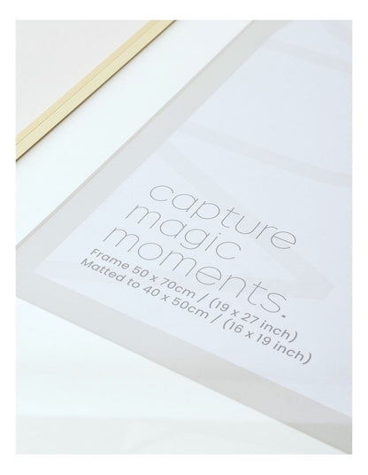Aluminium Photo Frame 50x70/40x50cm in Gold