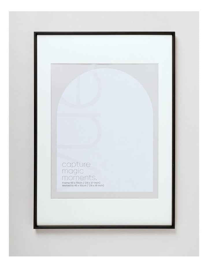 Aluminium Photo Frame 50x70/40x50cm in Black