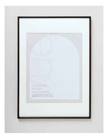 Aluminium Photo Frame 50x70/40x50cm in Black