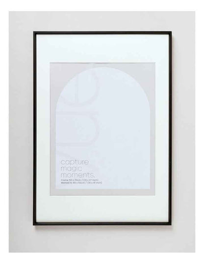 Aluminium Photo Frame 50x70/40x50cm in Black