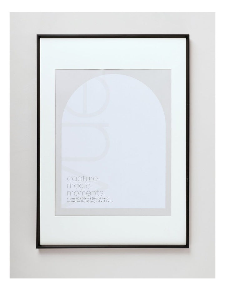 Aluminium Photo Frame 50x70/40x50cm in Black