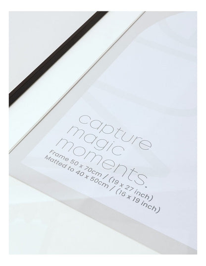 Aluminium Photo Frame 50x70/40x50cm in Black