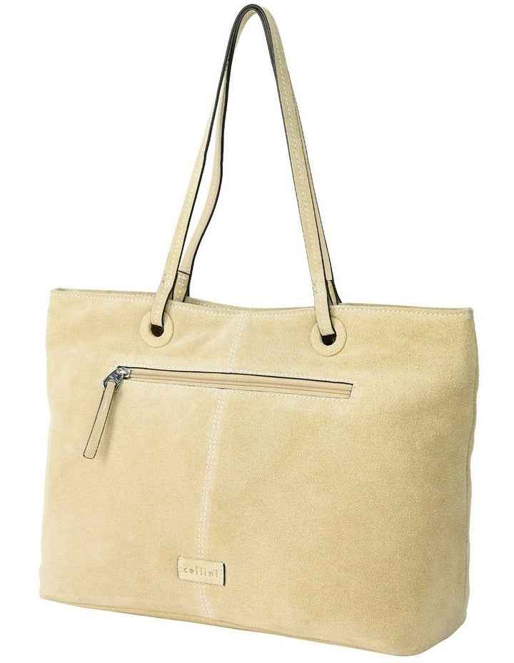 Montego Suede Tote Bag in Taupe
