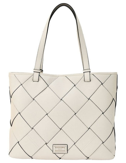 Hallie Tote Bag in Cream