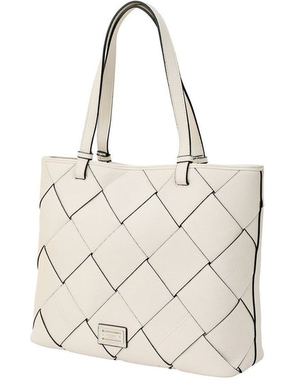 Hallie Tote Bag in Cream