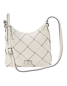 Hallie Crossbody Bag in Cream