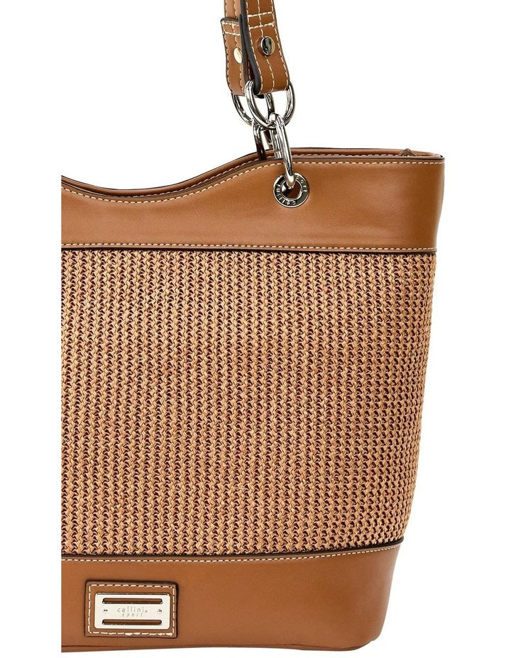 Sandra Tote Bag in Tan