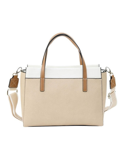 Dani Satchel Bag in Nude Multi