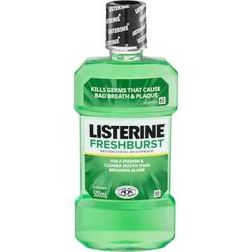 Listerine Freshburst Antibacterial Mouthwash 500mL