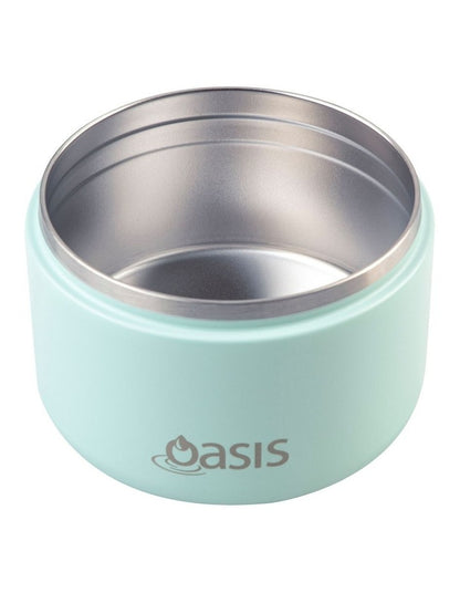 Stainless Steel Double Wall Insulated Food Flask 300ml in Mint