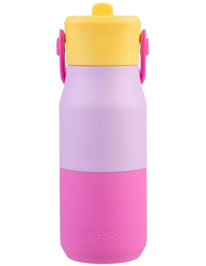 Double Wall Insulated Drink Bottle with Sipper 400ml in Multi