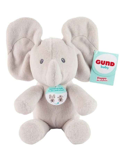 Flappy Elephant Handheld Peek-A-Boo Plush Toy
