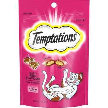 Temptations Cat Treats Hearty Beef 85g