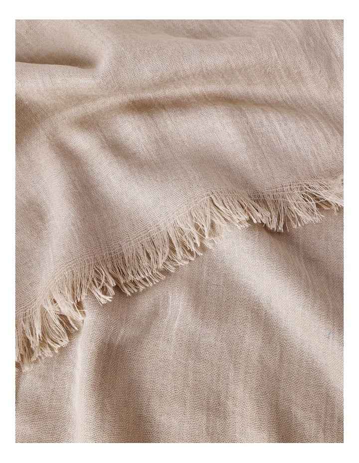 Solid Scarf in Natural
