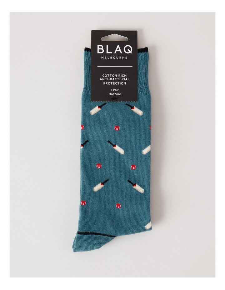 Cricket Socks in Soft Teal