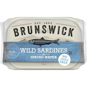 Brunswick Sardines In Springwater 106g