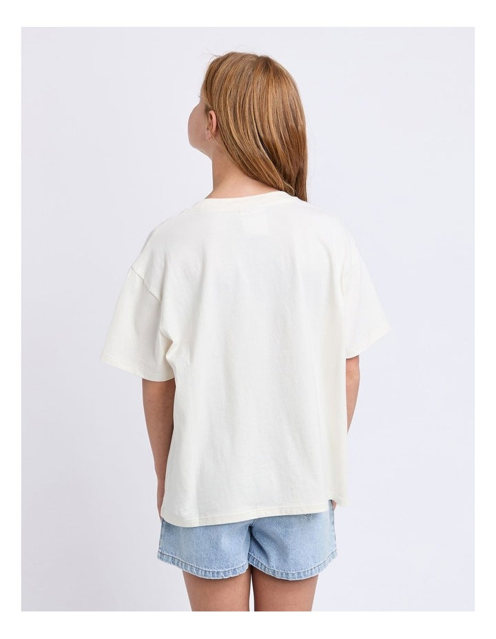Tropical Tee (8 - 16 Years) in Vintage White