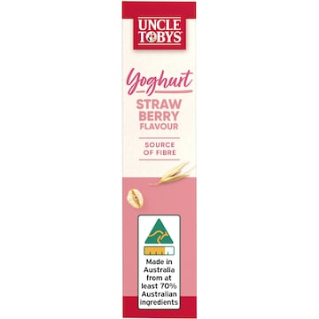 Uncle Tobys Muesli Bars Yoghurt & Strawberry 6 pack