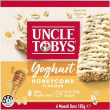 Uncle Tobys Muesli Bars Yoghurt & Honeycomb 185g
