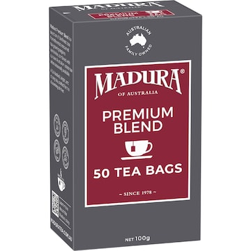 Madura Premium Blend Tea Bags 50 pack