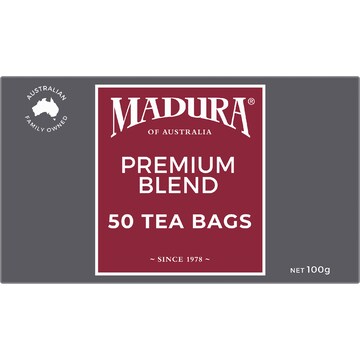 Madura Premium Blend Tea Bags 50 pack