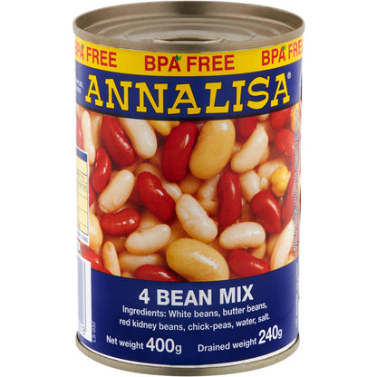 Annalisa Beans Four Mix 400g
