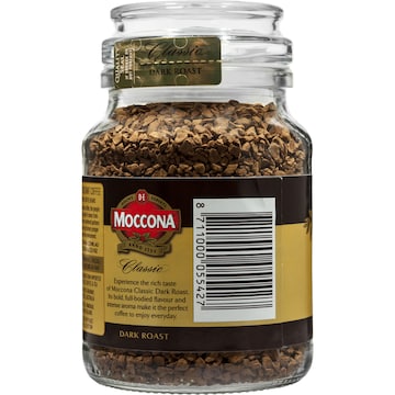 Moccona Freeze Dried Instant Coffee Classic Dark Roast 100g