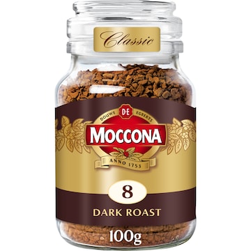 Moccona Freeze Dried Instant Coffee Classic Dark Roast 100g